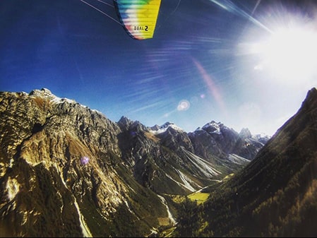 Morgen-Tandemflug, Elferlifte in Neustift im Stubaital