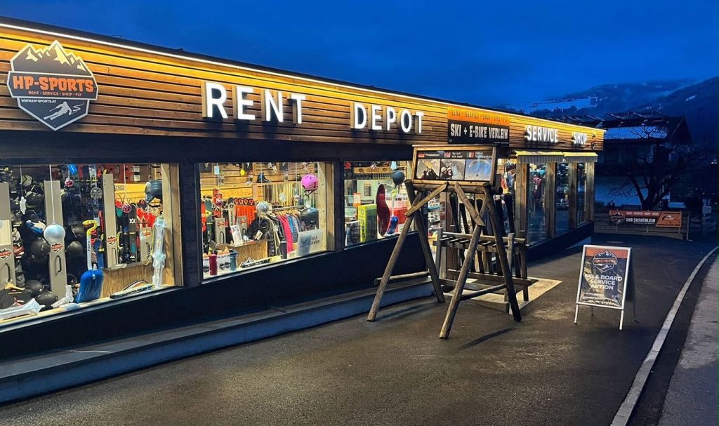 Anmeldestelle Schlick 2000: HP-SPORTS Rent Depot an der Talstation, Fulpmes