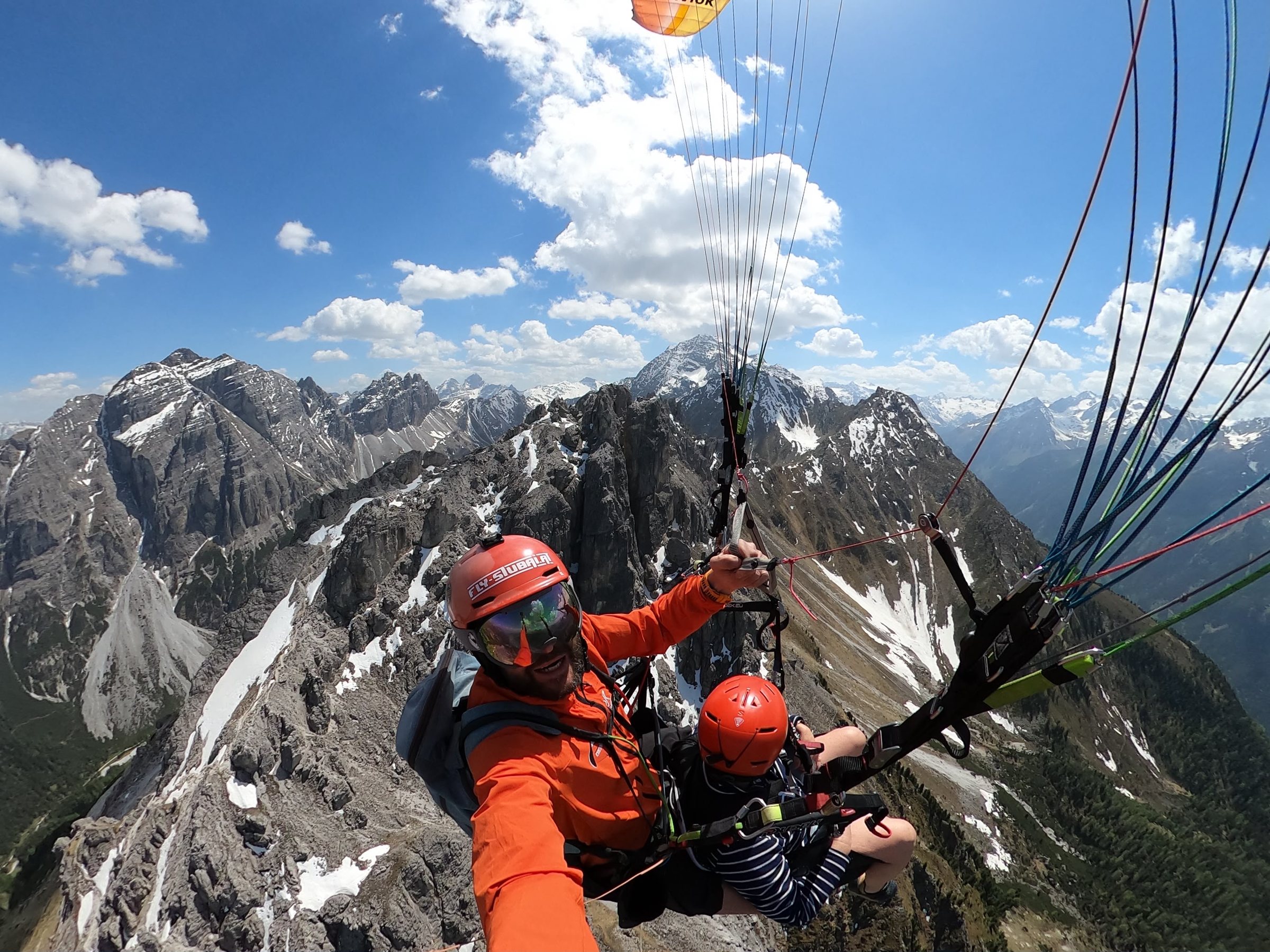 First-Class-Flug – 30 bis 40 Minuten mit Thermik über dem Stubaital
