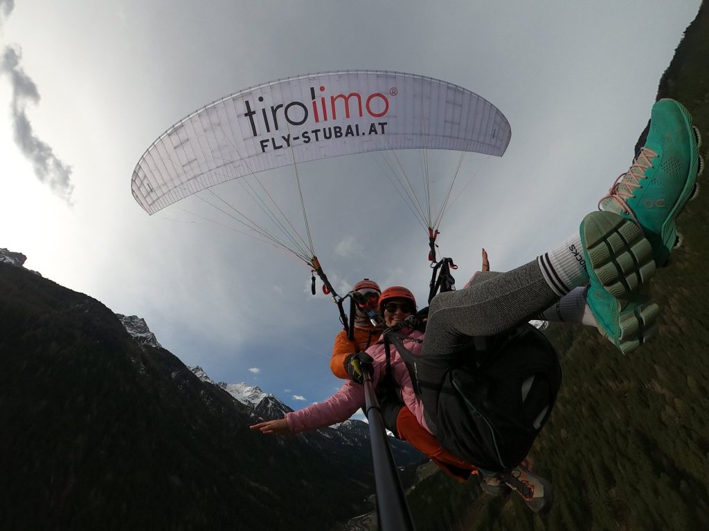 Selfie über dem Stubaital