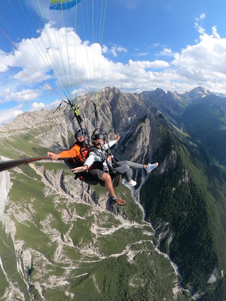 Blick auf die Stubaier Alpen